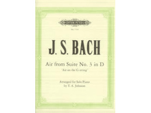 "Air from Suite No. 3 in D / Air on a G String", Bach, Edition Peters