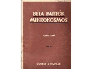 Bela Bartok "Mikrokosmos" Vol. 3, Piano