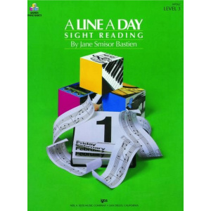 Bastien Piano Basics: Level 3  - A Line A Day Sight Reading