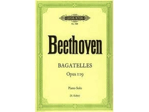 "Bagatelles" Beethoven opus 119 Piano