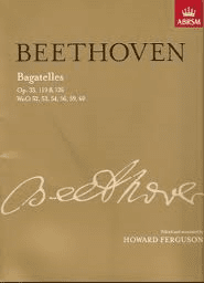 Beethoven - Complete Bagatelles for Piano.