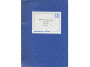 Bennett Five Studies for Solo Piano.