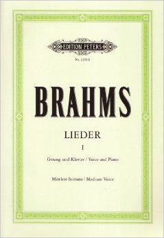 Brahms: Lieder I / Songs I (Medium Voice) - Voice & Piano