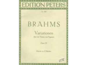 Brahms Variations on a Theme of Paganini op. 35 - Piano.