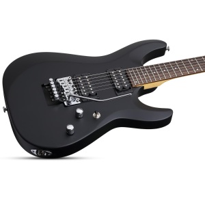 Schecter C-6FR Deluxe - Satin Black
