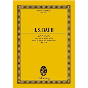 J.S. Bach Cantata Jesu Der Meine Seele - No. 1031 Study Score
