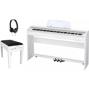 Casio PX-770WE Privia Digital Piano Home Set