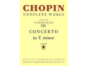 Chopin Complete Works Vol. XIX Concerto in E minor. - Piano