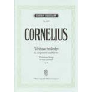 Cornelius: Christmas  Songs for Voice and Piano Op. 8 - Medium (Original) Voice