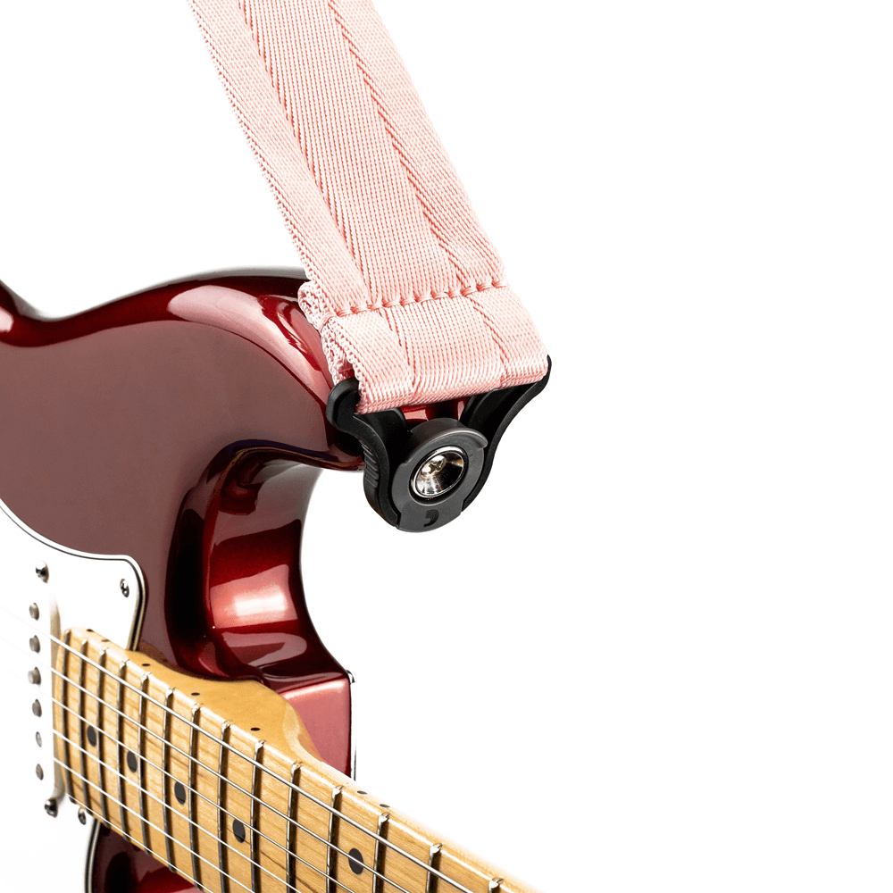 D'addario Auto-Lock Guitar Strap - New Rose - Image 3