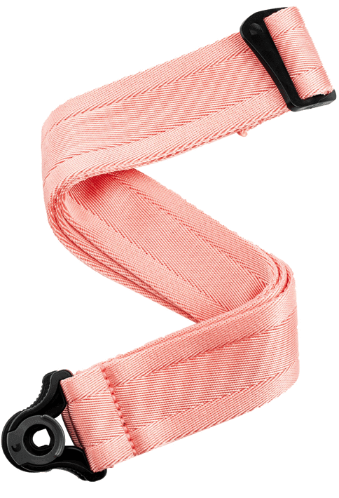D'addario Auto-Lock Guitar Strap - New Rose