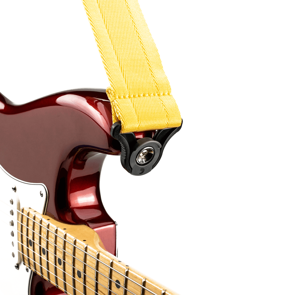 D'addario Auto-Lock Guitar Strap - Mellow Yellow - Image 2