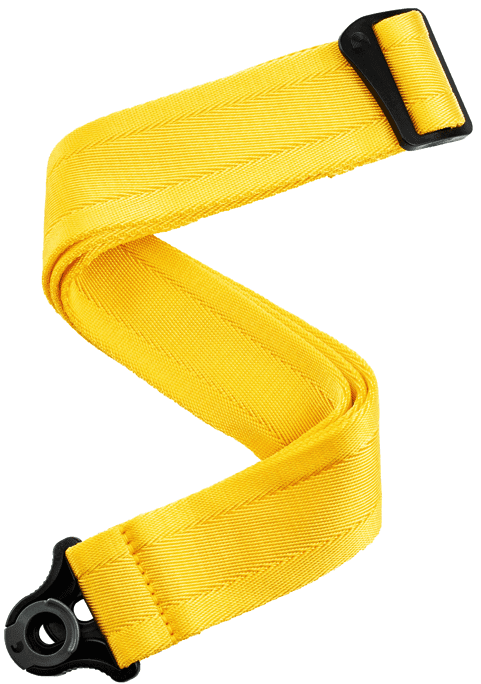 D'addario Auto-Lock Guitar Strap - Mellow Yellow
