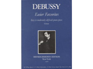 Debussy Easier Favourites for Piano.