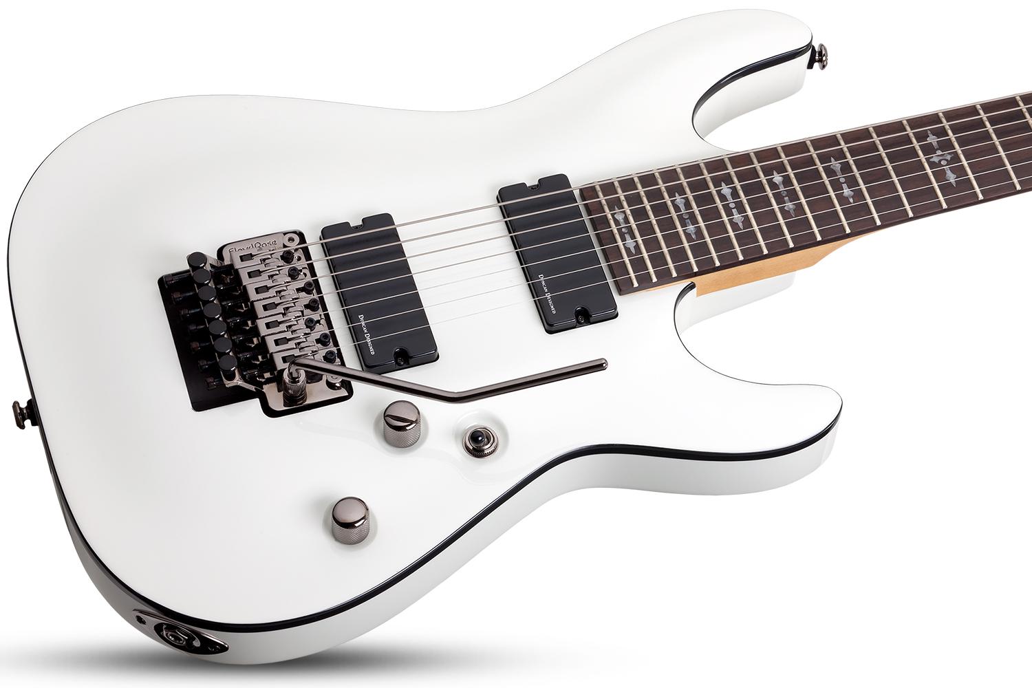 Schecter Demon 7 FR - Vintage White - Image 2