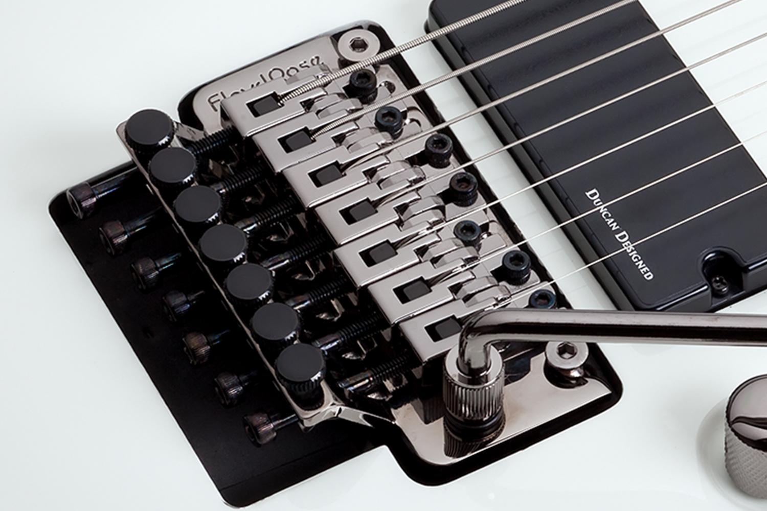 Schecter Demon 7 FR - Vintage White - Image 3
