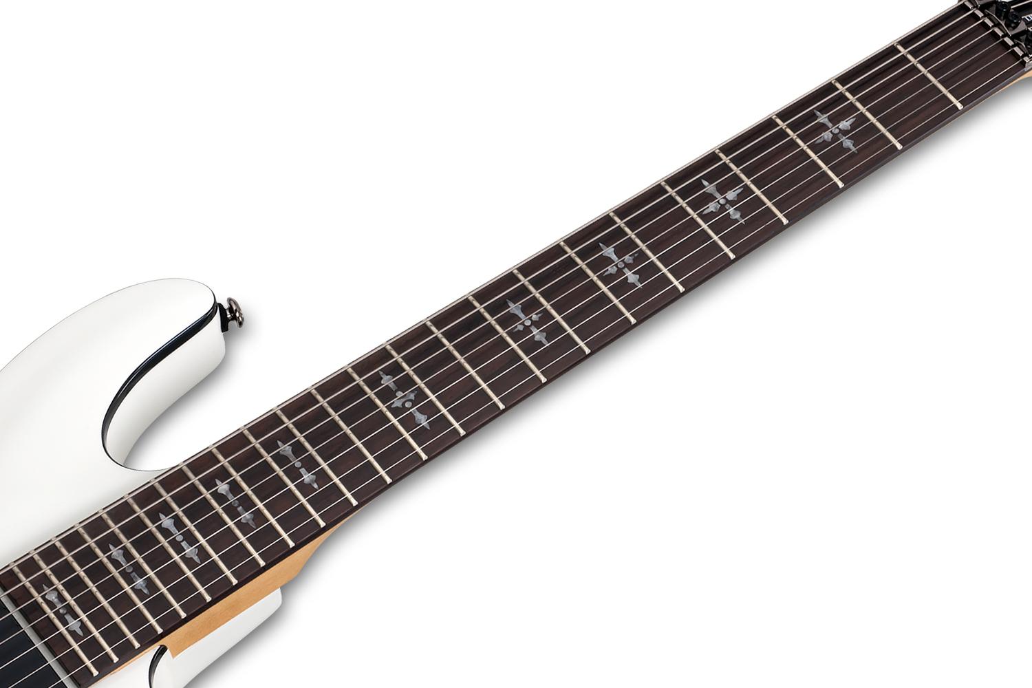 Schecter Demon 7 FR - Vintage White - Image 5