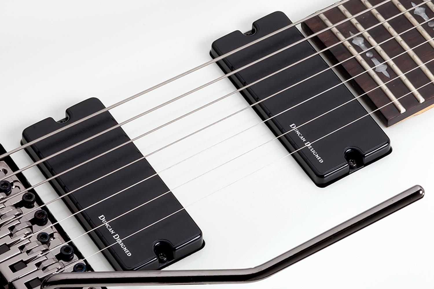 Schecter Demon 7 FR - Vintage White - Image 6
