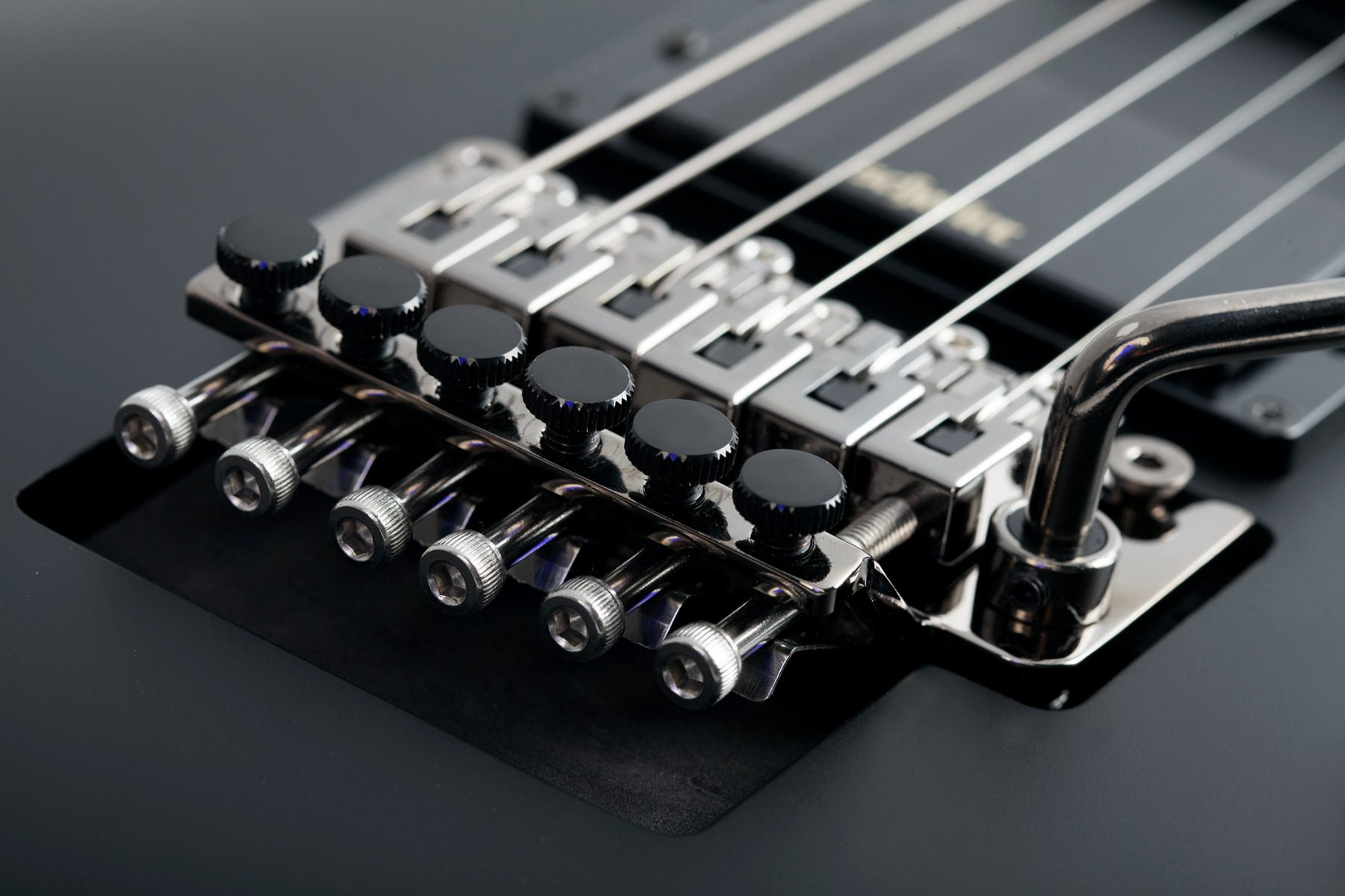 Schecter Demon 6 FR - Aged Black Satin - Image 4
