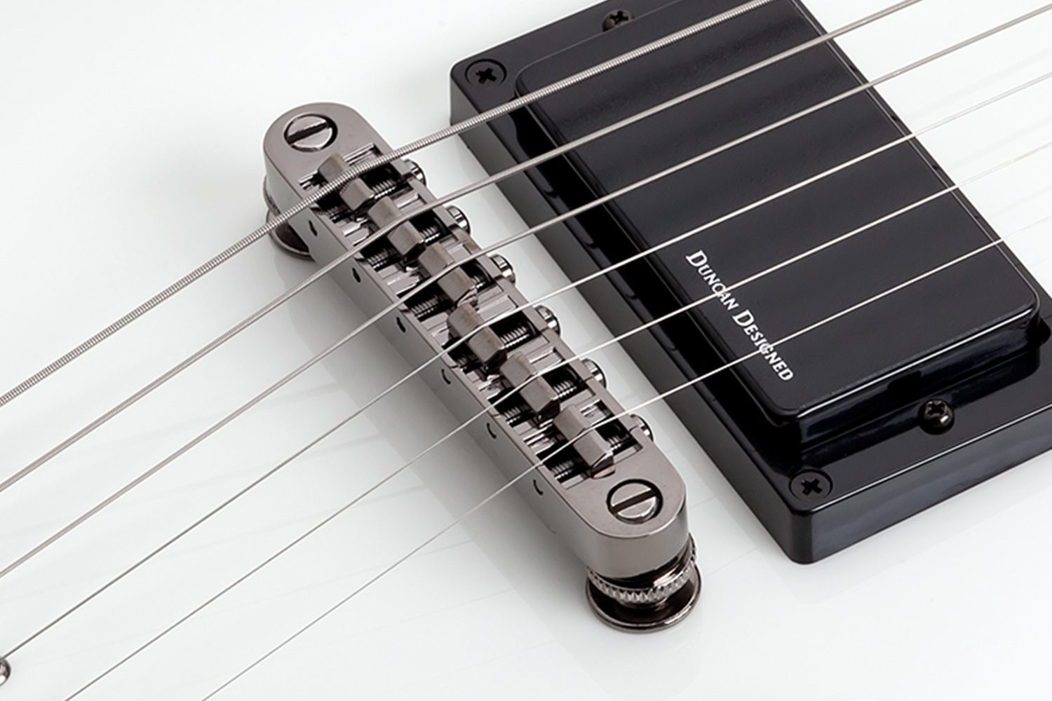 Schecter Demon 6 - Vintage White - Image 5