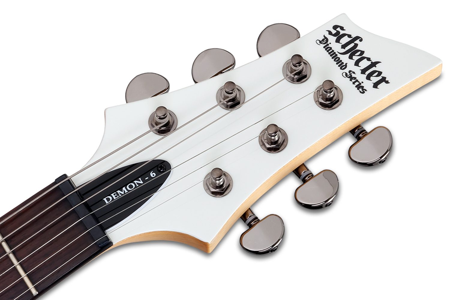 Schecter Demon 6 - Vintage White - Image 3