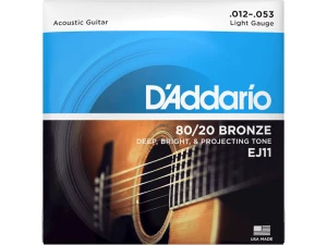 D'addario EJ11 80/20 (.12-.53) Acoustic Light