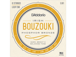 D'addario EJ81 Irish Bouzouki Strings - Phosphor Bronze