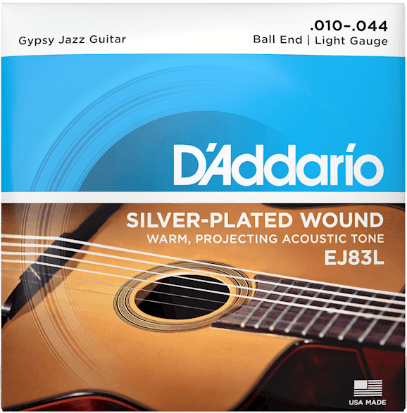 D'addario EJ83L (.10-.44) Gypsy Jazz