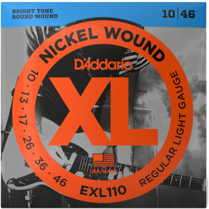 D'addario EXL110 Nickel (.10-.46) Regular Light