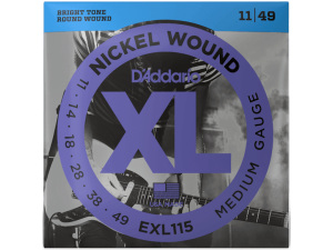 D'addario EXL115 Nickel (.11-.49) Medium