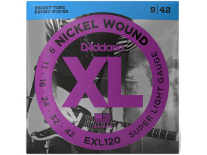 D'addario EXL120 Nickel (.09-.42) Super Light