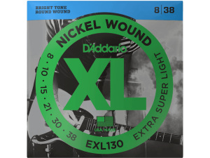D'addario EXL130 Nickel (.08-.38) Extra Super Light