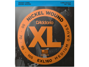 D'addario EXL160 Nickel (.50-.105) Medium - Long Scale