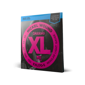 D'addario EXL170-5 Nickel (.45-.130) 5-String/Long Scale