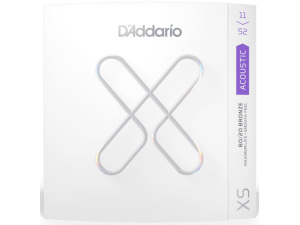 D'addario XS 11-52 Custom Light 80/20 Bronze Coated Acoustic Guitar Strings