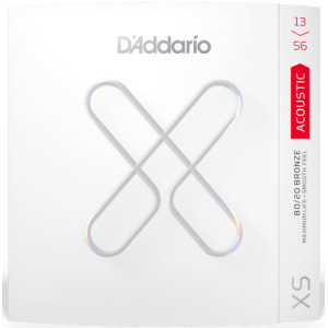 D'addario XS 13-56 Medium Coated Acoustic Guitar Strings