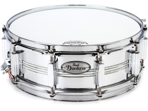 Pearl Duoluxe Snare Drum 14 x 5" - Nicotine White Marine Pearl
