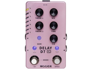 MOOER D7 X2 Delay - Dual Stereo Delay