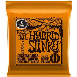 Ernie Ball Hybrid Slinky - 3 Pack
