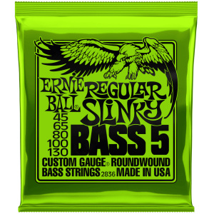Ernie Ball Regular Slinky 5 String Bass Strings