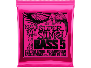 Ernie Ball Super Slinky 5 String Bass Strings