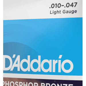 D'addario EJ38 12 String Set Phosphor Bronze .10-.47
