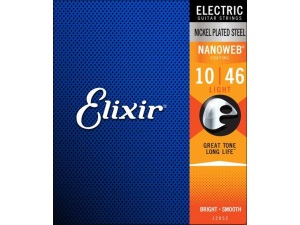 Elixir Electric Light (.10-.46) Nickel Plated Steel w/NANOWEB Coating
