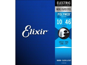 Elixir Electric Medium (.10-.46) Nickel Plated Steel w/POLYWEB Coating