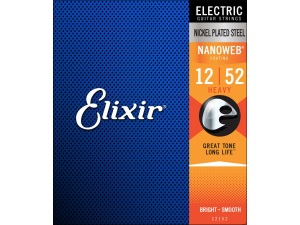 Elixir Electric Heavy (.12-.52) Nickel Plated Steel w/NANOWEB Coating