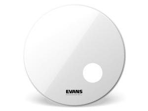Evans EQ3 Resonant 20" Bass Drumhead - Smooth White