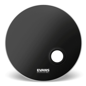 Evans EMAD Resonant 20" Bass Drumhead - Black