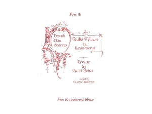 French Flute Encores: Feuillet D'Album & Reverie - Louis Dorus & Henri Reber