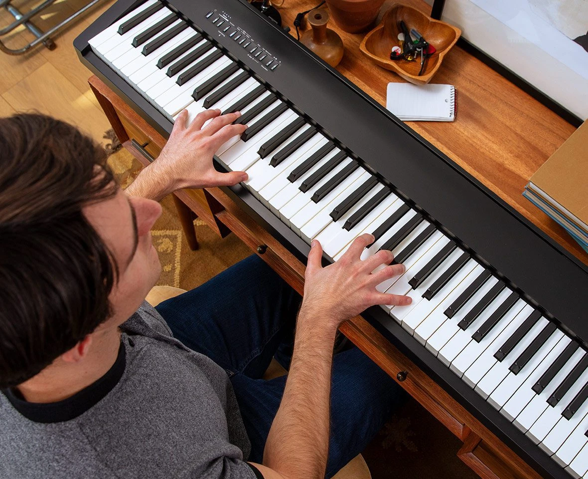 Roland FP-30X BK Digital/Stage Piano + Double Braced Keyboard Stand - Image 8