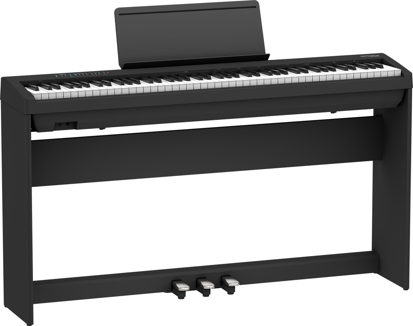 Roland FP-30X BK Digital/Stage Piano w/Stand and Pedal Unit - Image 2